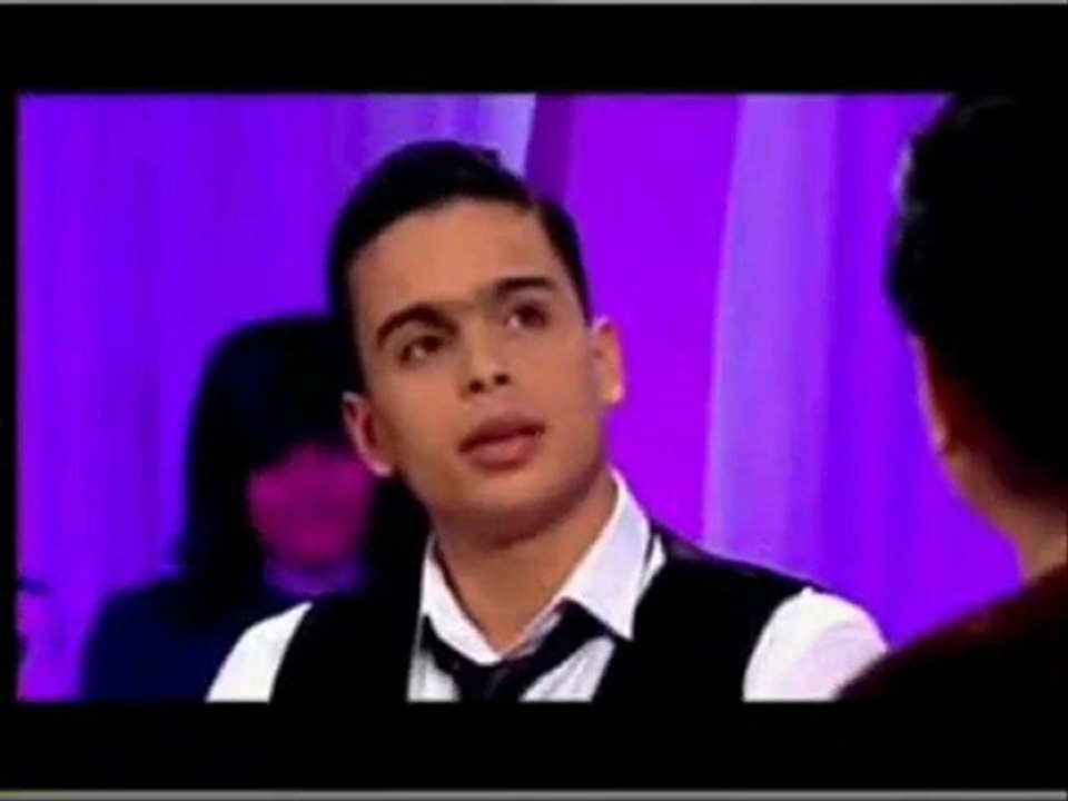 Najim sur le plateau de "Saraha Raha" 2009