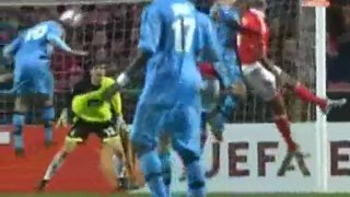 Benfica 1 - 1 Marseille [ 11/03/2010] Les buts
