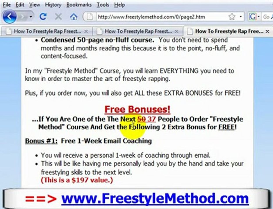 How To Freestyle Rap - How To Rap Tips - Freestyle Method Co