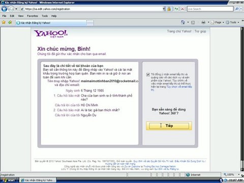 Dang ki blog yahoo 360 plus