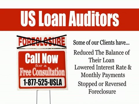 US Loan Auditors Are you in a BAD loan