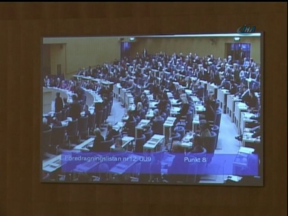 İsveç Ermeni Tasarısına Onay Verdi