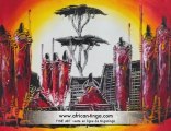 Peintures, toiles Africaines Knife ART - Art Africain