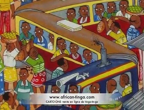 Peintures Africaines, toiles Africaines Cartoons
