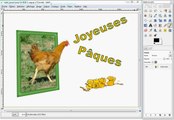 GIMP - Carte pour Pâques