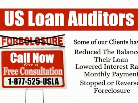 US Loan Auditors Are you in a BAD loan