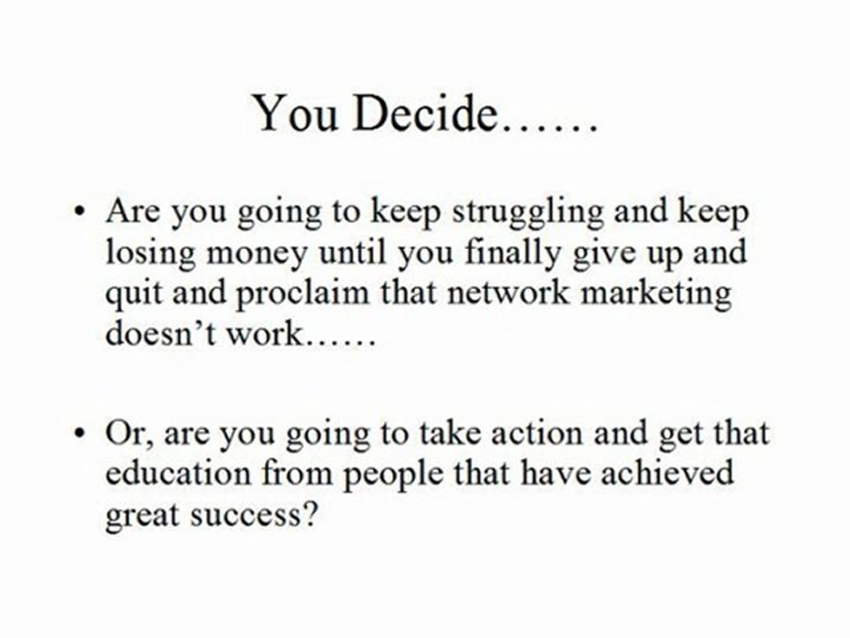 Building Your Network Marketing Business The Right Way