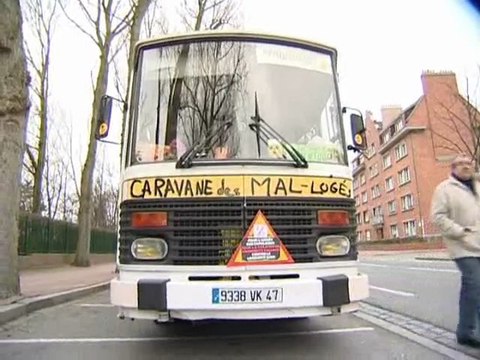 Calaisis TV: La caravane des mal-logés à Calais