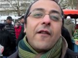 Les élus sambriens font campagne au marché de Maubeuge