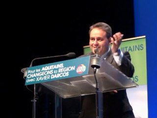 Discours de Xavier Bertrand à Bordeaux
