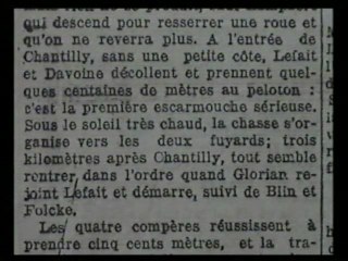 Reportage sur F.Blin un ancien champion cycliste Avionnais