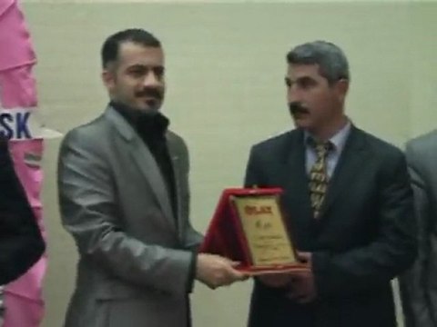 Şanlıurfa Olay Gazetesi 6. yıl etkinlikleri plaket