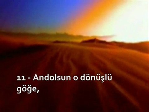 KUR'ANI KERİM-Tarık Suresi Ahmed El Acmi