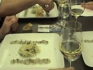 Carpaccio de crevettes Obsiblue au kombu salÃ©, fenouil ...