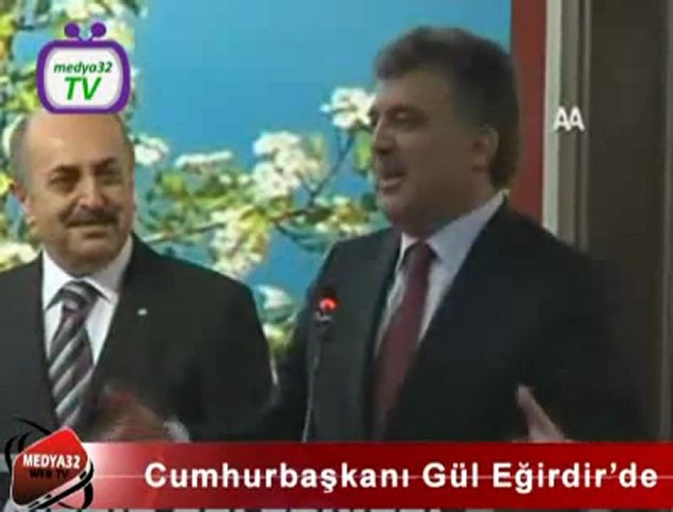 Cumhurbaşkanı Gül Eğirdir'de