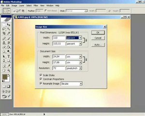 ders 1 resmin boyutunu veya çözünürlüğünü değiştirmek