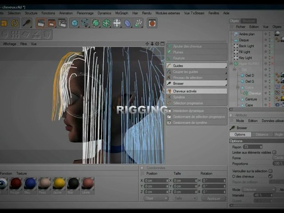 Modéliser un personnage en 3D avec Cinema 4D