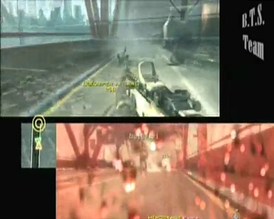 Ecran Scindé sur Modern Warfare 2