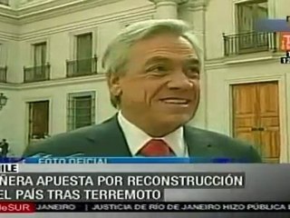 Reunión de gabinete chileno con presidente Piñera