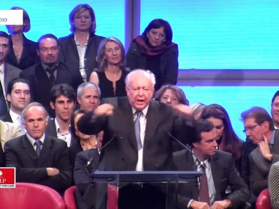 Régionales : Discours de Jean-Claude Gaudin au Dôme