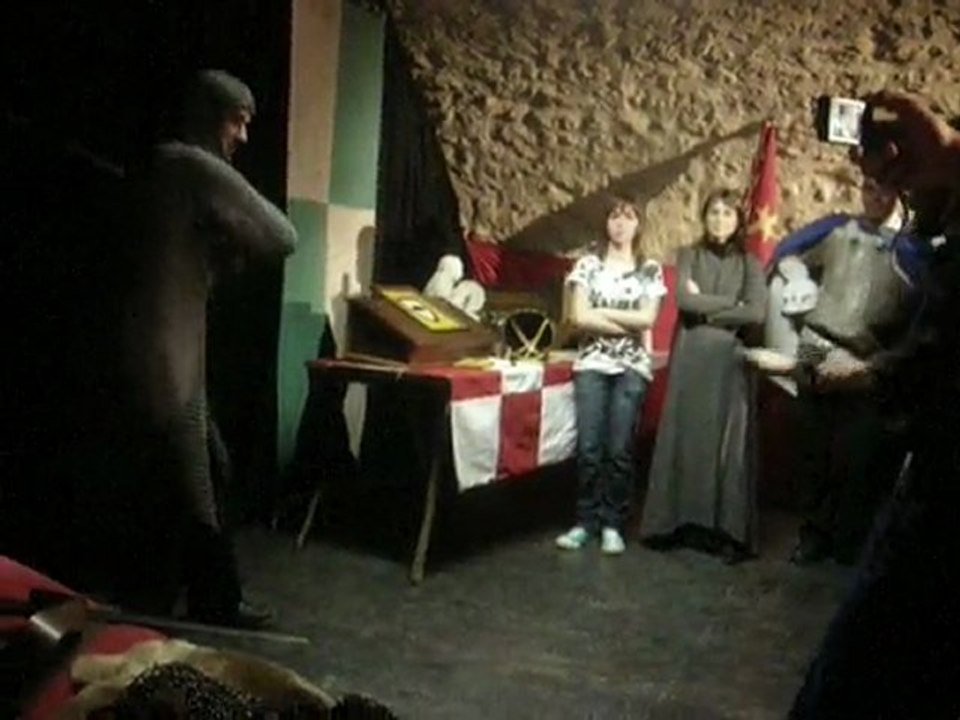 Cabine d'essayage pour apprenti chevalier !