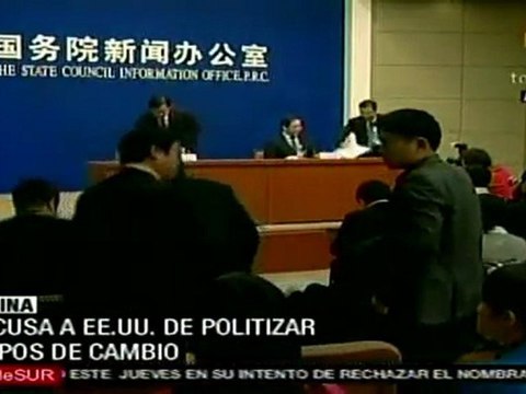 China acusa a EE.UU. de politizar asuntos económicos