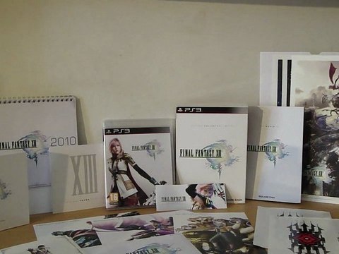 Unboxing HD Final Fantasy XIII, OST, Jeux et Guide collector