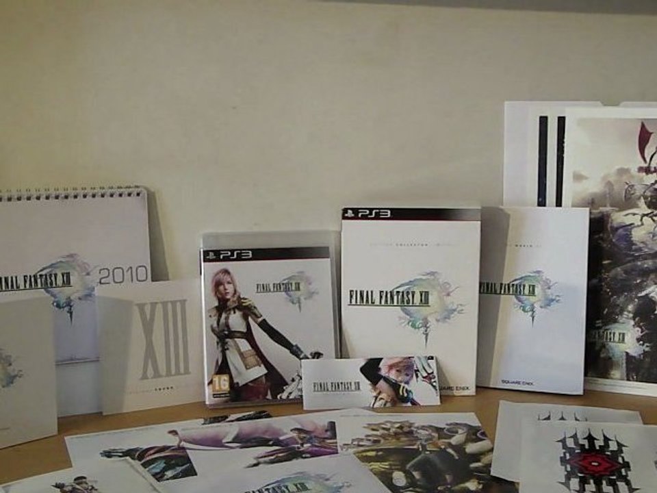 Unboxing HD Final Fantasy XIII, OST, Jeux et Guide collector