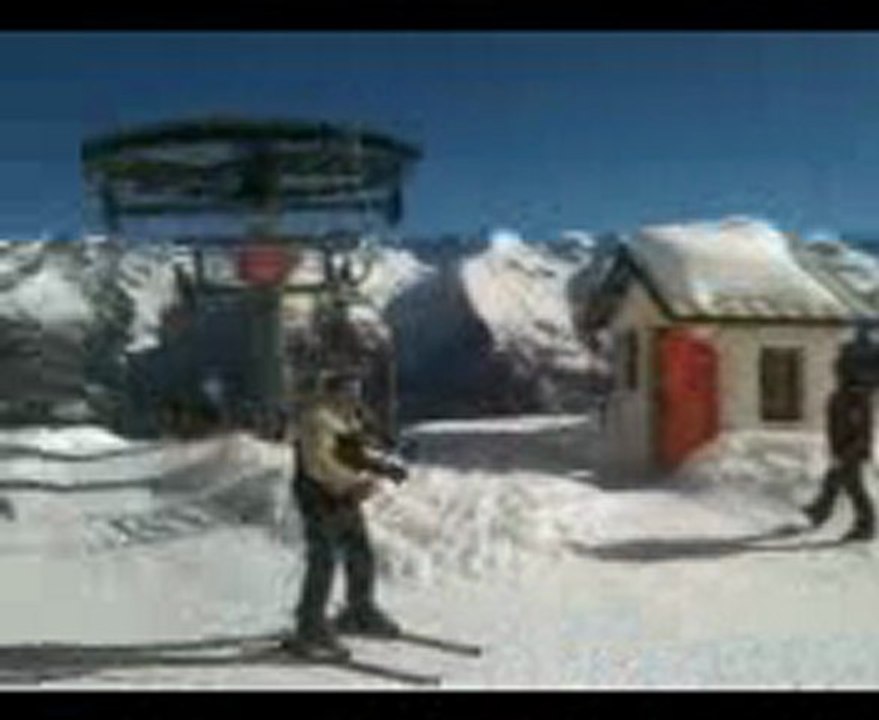 Arrivée sur les pistes d'Auron