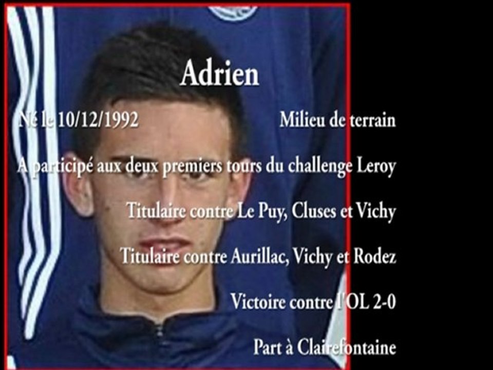 les joueurs de la section