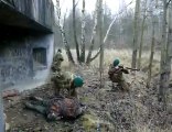 Royal Marines Commando - bunker assault reenactment