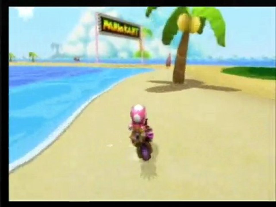 contre la montre sur plage maskass -MKWii