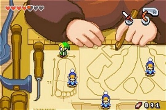 Test de Zelda : The Minish Cap ( GBA )