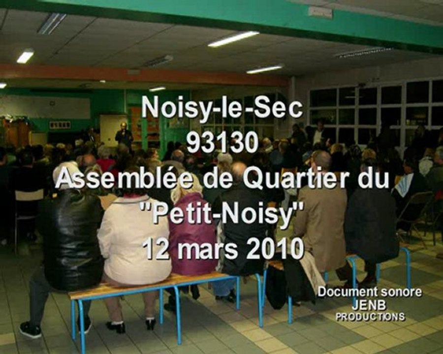 " Je ne me plais plus à Noisy-le-Sec "