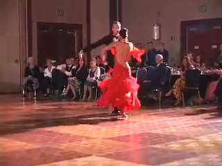 Sid Pocius and Valentina dancing Tango