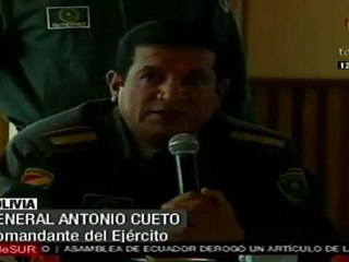 Nueva consigna de Fuerzas Armadas de Bolivia