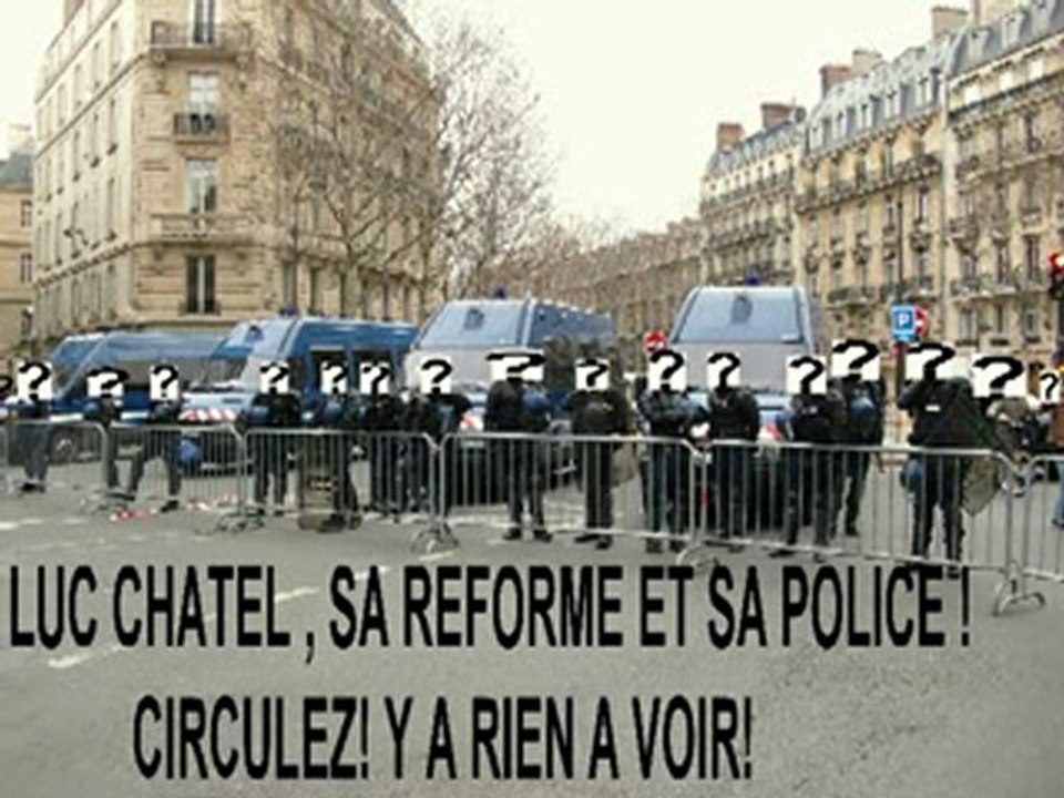 Chatel, sa réforme et sa police !