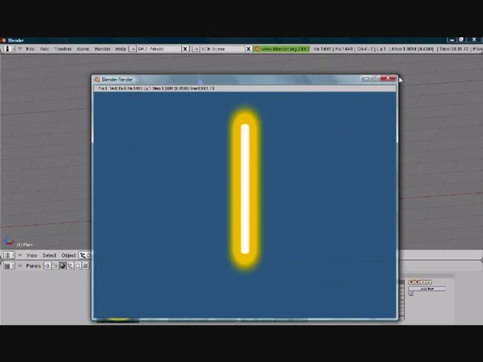tuto: sabre laser avec blender
