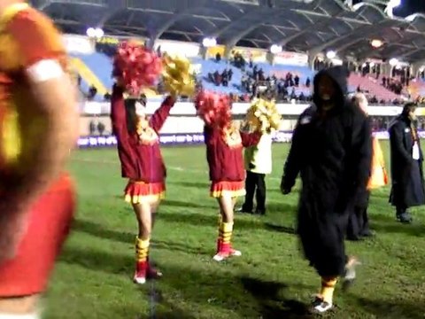 les flammes USAP / BIARRITZ OLYMPIQUE 2010