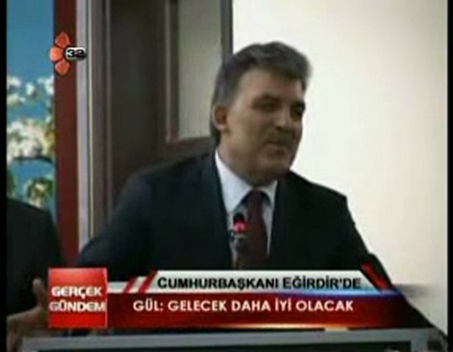 CUMHURBAŞKANI EĞİRDİR'DE