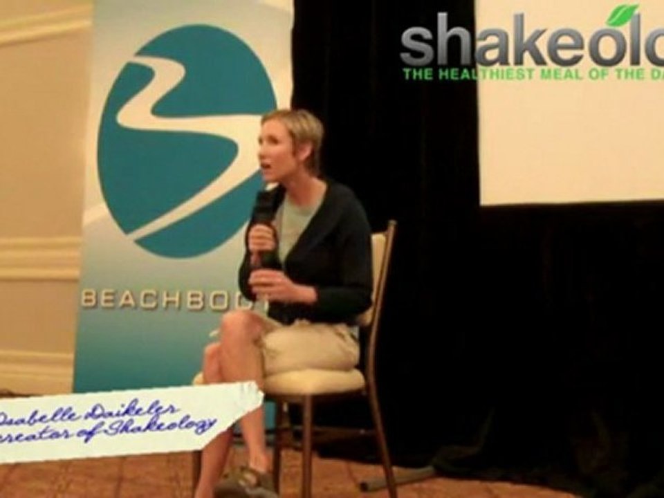Isabelle Daikeler talking Shakeology