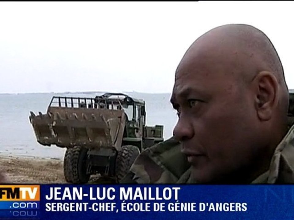 Après Xinthia, l'armée vient aider l'île d'Aix