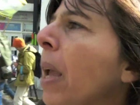 Manifestation anti ours, le 13 mars 2010, à Tarbes