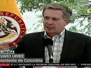 Uribe: lucha contra el terrorismo le ha regresado libertad a