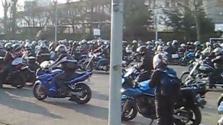 les restos du coeur 13 mars 2010 pays basque depart de motos