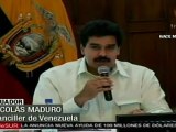 Reunión entre cancilleres de Venezuela y Ecuador