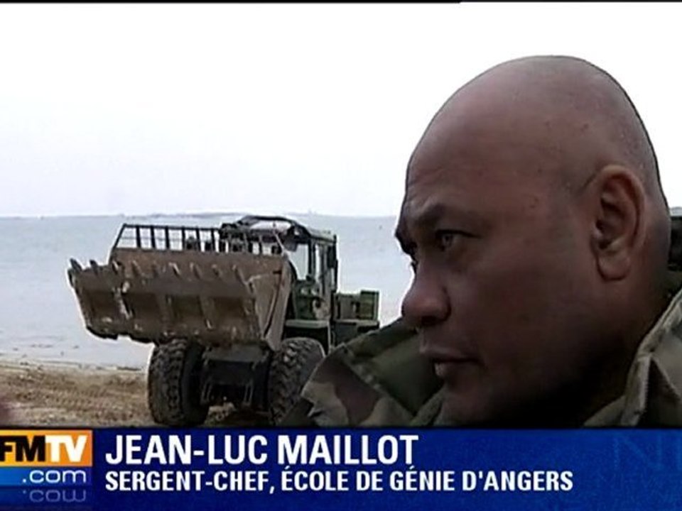 Après Xinthia, l'armée vient aider l'île d'Aix