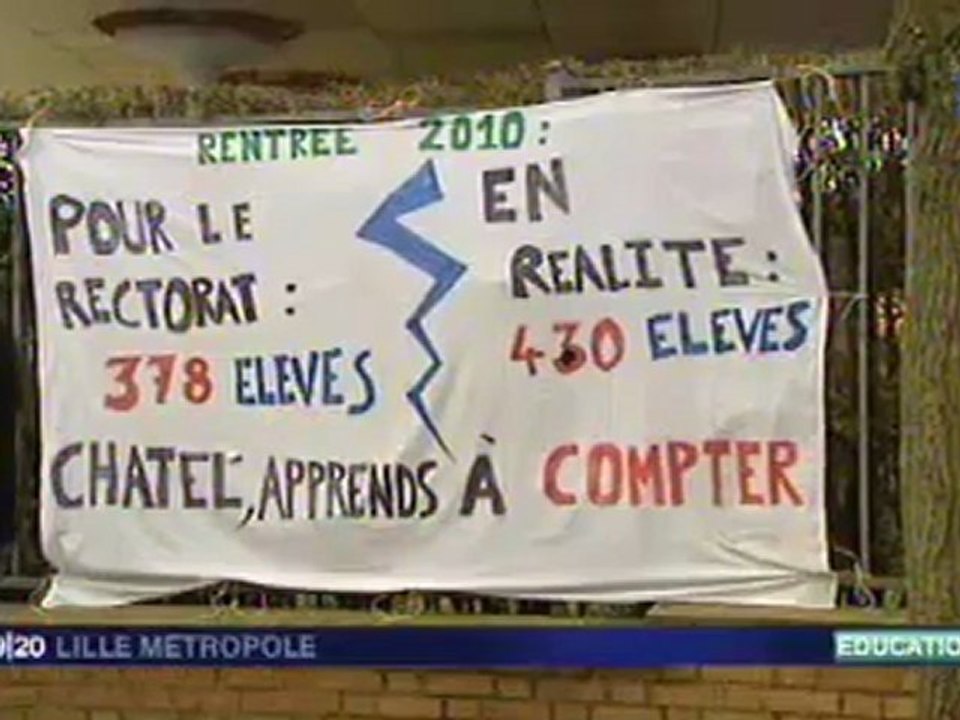 devant le collège le 26/02-FR3