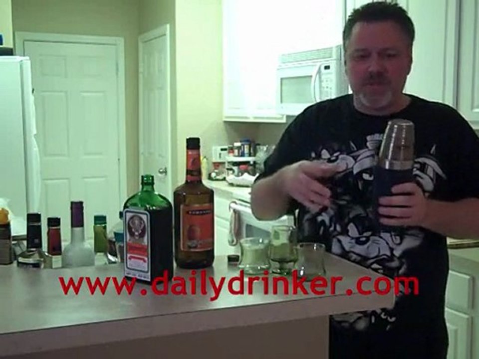 Mixed Drink Recipe: Red Headed Slut