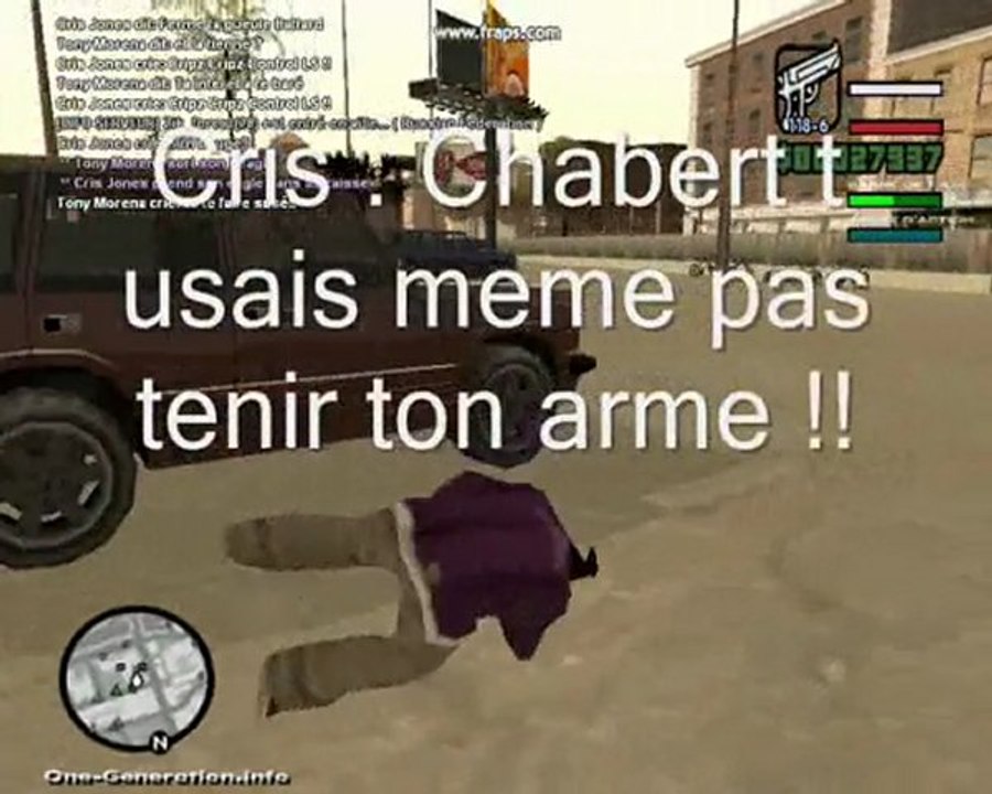 OG Tony Morena ( Blood'Z) Vs Cris Jones ( Crip'Z) SAMP